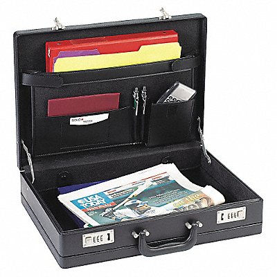 Briefcase Black Vinyl MPN:USLK854