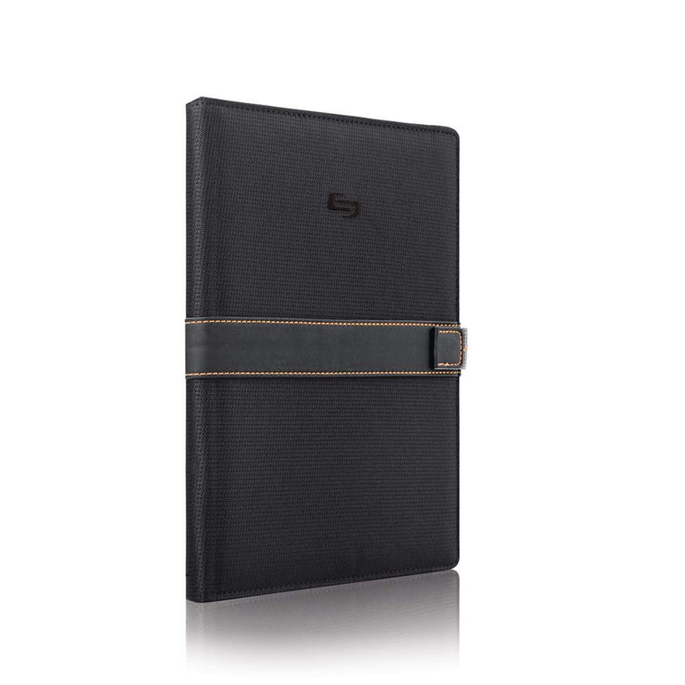 Solo New York Urban Universal Fit Tablet/eReader Booklet Case, Black/Orange (Min Order Qty 3) MPN:UBN221-4