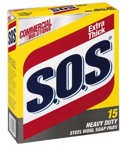 12 Qty 15 Piece Steel Wool Scouring Soap Pad MPN:CLO88320CT