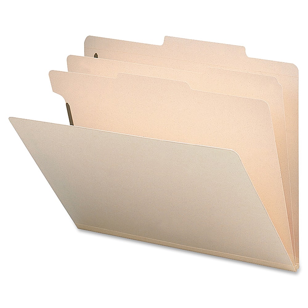 Sparco Classification Folders, Letter Size, 2 Dividers, Manila, Box Of 10 (Min Order Qty 3) MPN:17223