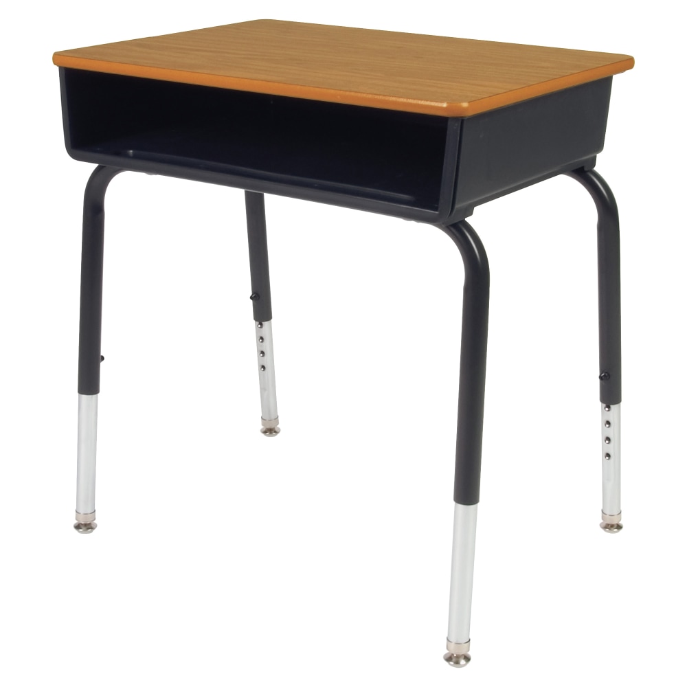 Lorell Classroom Student Book Box Student Desk, 18inW, Medium Oak MPN:99893