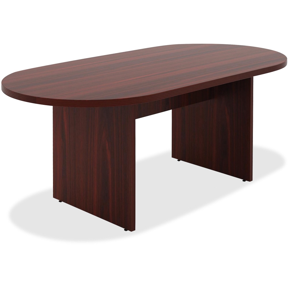 Lorell Chateau Series Oval Conference Table, 6ftW, Mahogany MPN:34336