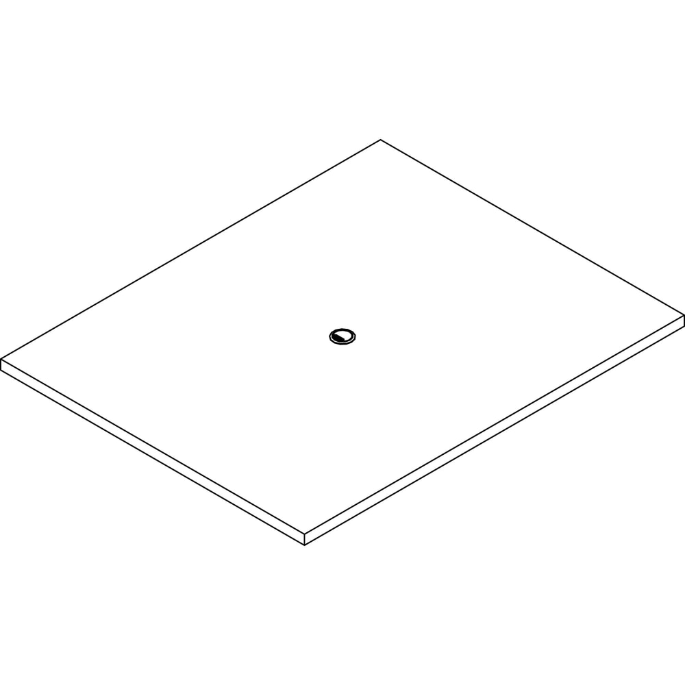 Lorell Prominence 2.0 Rectangular Conference Tabletop - Espresso Rectangle, Laminated Top - 60in Table Top Width x 48in Table Top Depth x 1.50in Table Top Thickness - Assembly Required - Particleboard Top Material - 1 Each MPN:PRC4860ES