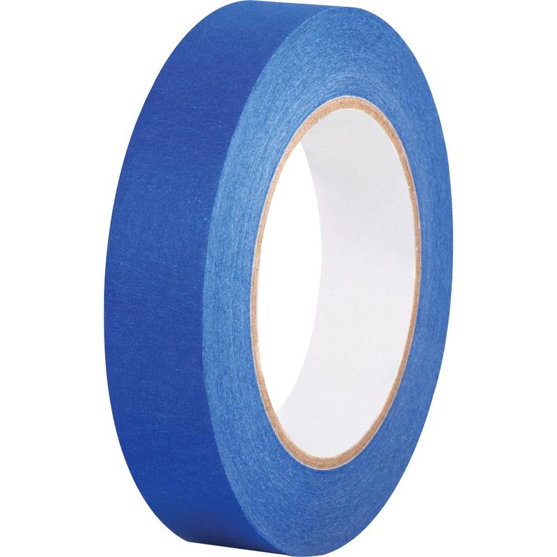 Business Source Multisurface Painters Tape - 60 yd Length x 1in Width - 5.5 mil Thickness - 2 / Pack - Blue (Min Order Qty 10) MPN:64015