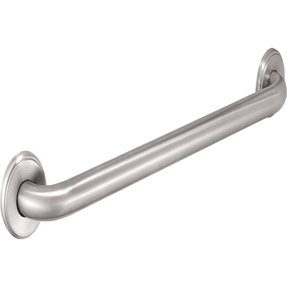Genuine Joe Grab Bar - 3.4in Width x 3.4in Height x 27.4in Length - 1 Each - Silver - Stainless Steel (Min Order Qty 3) MPN:85098