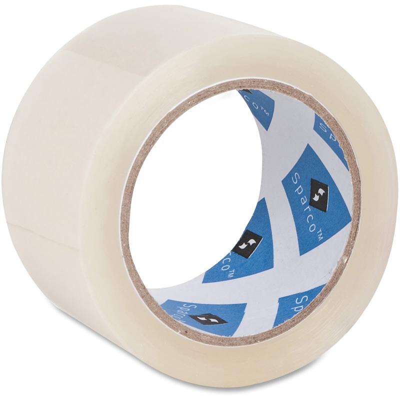 Sparco Premium Heavy-duty Packaging Tape Roll - 2in Width x 55 yd Length - 3in Core - 3 mil - Acrylic Backing - 1 / Roll - Clear (Min Order Qty 8) MPN:64010