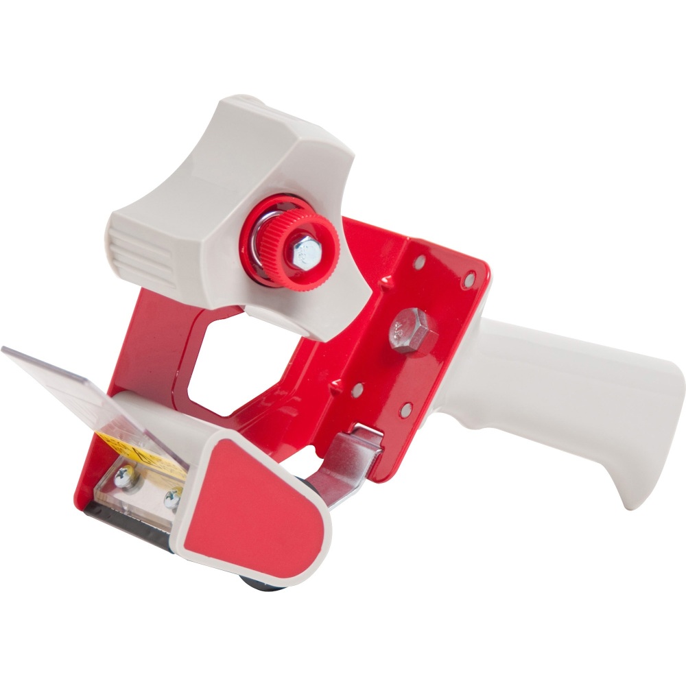 Business Source Pistol Grip Tape Dispenser - 3in Core - Adjustable Tension Mechanism - Red - 1 Each (Min Order Qty 7) MPN:16463