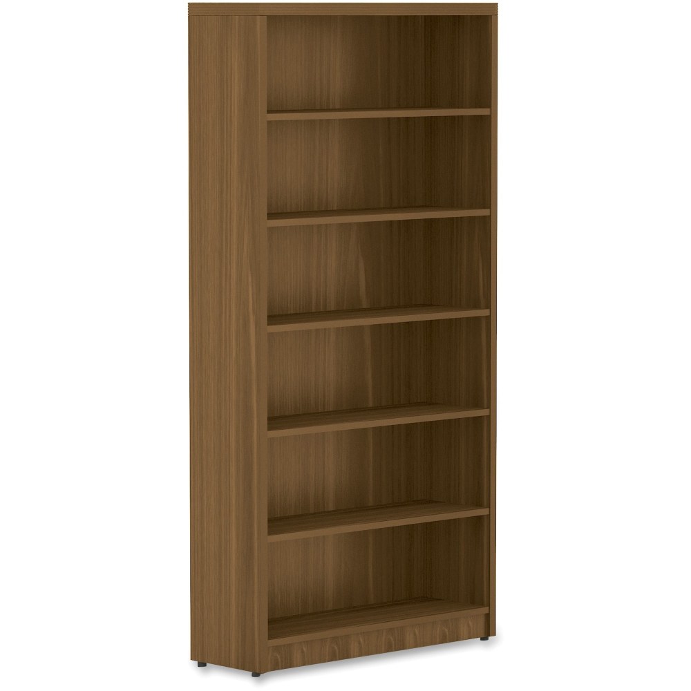 Lorell Chateau 6-Shelf Bookcase, Walnut MPN:34315