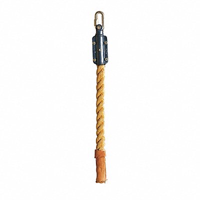 Climbing Rope with Leather Boot 24 Ft MPN:CR200-1000