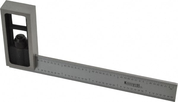 6 Inch Long, English and Metric Double Square MPN:13-196-1