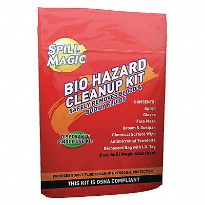 Biohazard Clean Up Kit White 4 L MPN:SM-BIOHAZARD