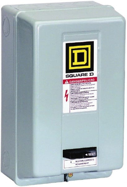 2 Pole, 110 Coil VAC at 50 Hz and 120 Coil VAC at 60 Hz, 27 Amp NEMA Contactor MPN:8502SCG1V02