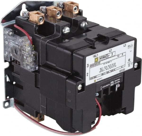 2 Pole, 440 Coil VAC at 50 Hz and 480 Coil VAC at 60 Hz, 90 Amp NEMA Contactor MPN:8502SEO1V06