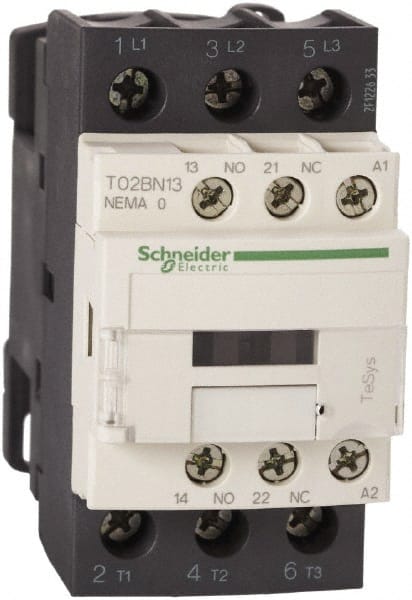 3 Pole, 24 Coil VAC, 18 Amp NEMA Contactor MPN:T02BN13B7