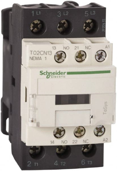 3 Pole, 24 Coil VAC, 27 Amp NEMA Contactor MPN:T02CN13B7