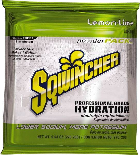 Activity Drink: 9.53 oz, Pack, Lemon-Lime, Powder, Yields 1 gal MPN:159016008
