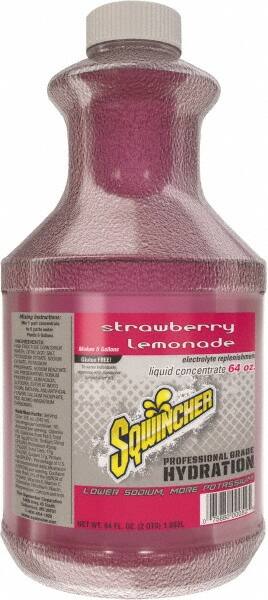 Activity Drink: 64 oz, Bottle, Strawberry Lemonade, Liquid Concentrate, Yields 5 gal MPN:159030319