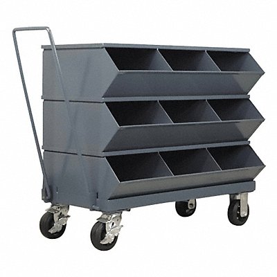 J4620 Sectional Bin Unit 9 Gray 32 in H MPN:3-49SSMB