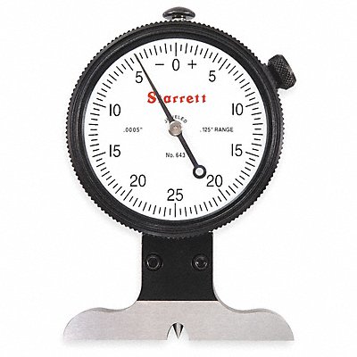 Dial Depth Gage 1/8 In 2 1/2 In Base MPN:643JZ