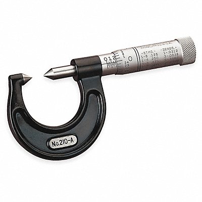 Outside Micrometer 7/8 In Pointed Anvil MPN:210AP