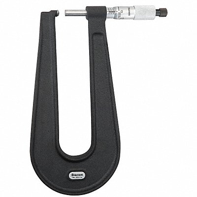 Sheet Metal Micrometer 0-1 6 In Throat MPN:222BXR-1