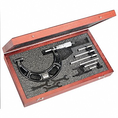 Interchangeable Anvil Micrometer 0-4 In MPN:224AARLZ