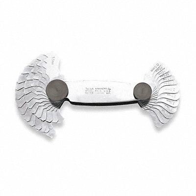 Thread Pitch Gauge Set Thread Ang 60 deg MPN:159M
