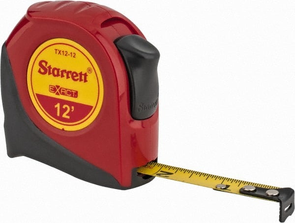Tape Measure: 12' Long, 1/2