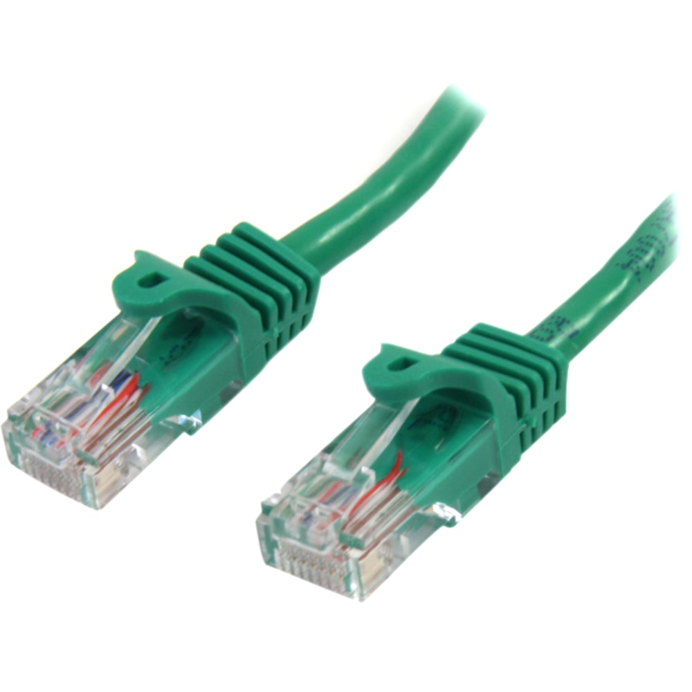 StarTech.com 6 ft Green Cat5e Snagless UTP Patch Cable  - 6ft Cat5e Patch Cable - 6ft Cat 5e patch cable - 6ft Cat5e Patch Cord - 6ft RJ45 Patch Cable - 6ft Snagless Patch Cable (Min Order Qty 10) MPN:45PATCH6GN