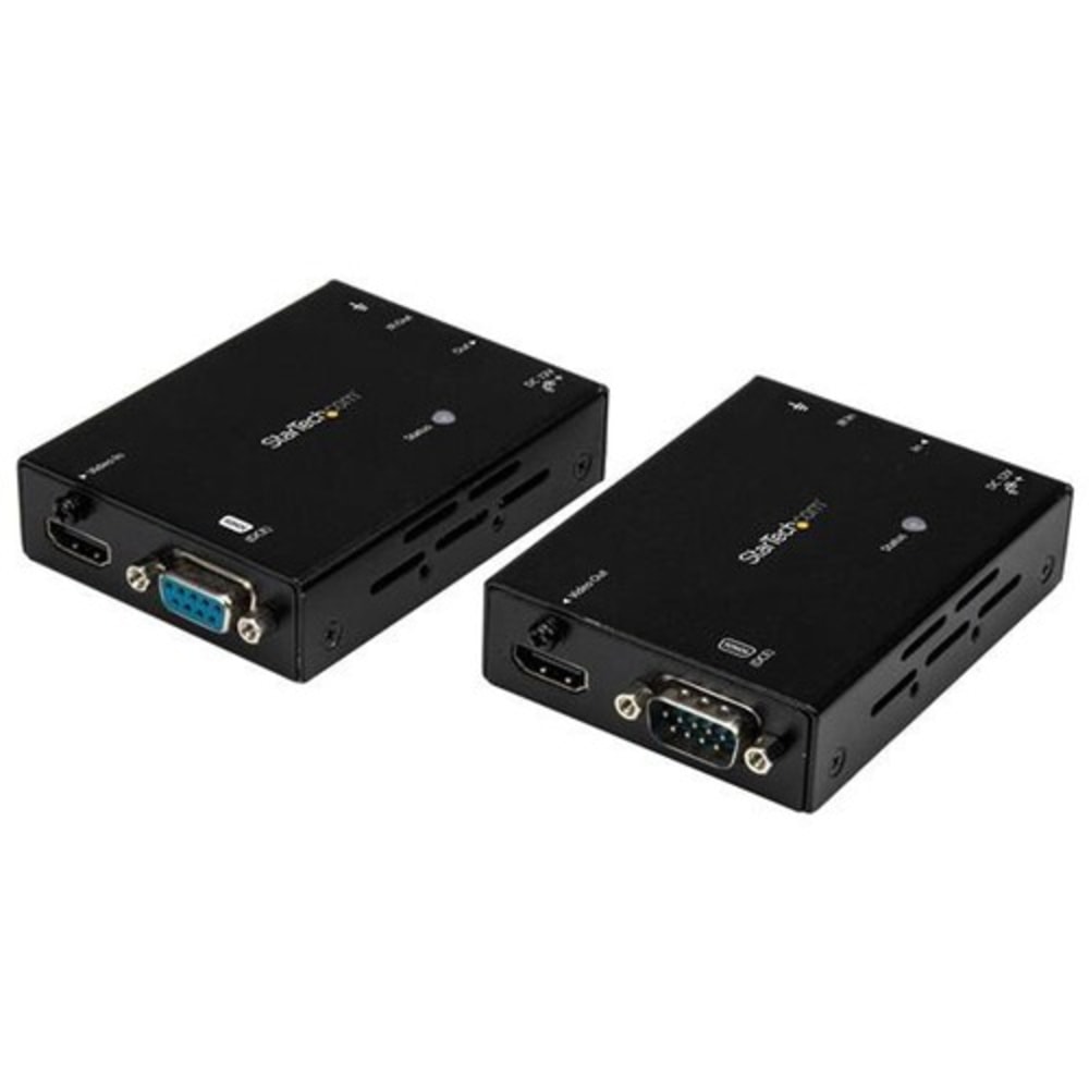 StarTech.com HDMI over CAT5 Extender with IR and Serial - HDBaseT Extender - HDMI over CAT6 - 4K - Extend HDMI over CAT6 or CAT5 cabling with RS232 serial and IR control - HDBaseT extender - Video extender - HDMI over CAT5 extender - CAT5 HDMI extender MP