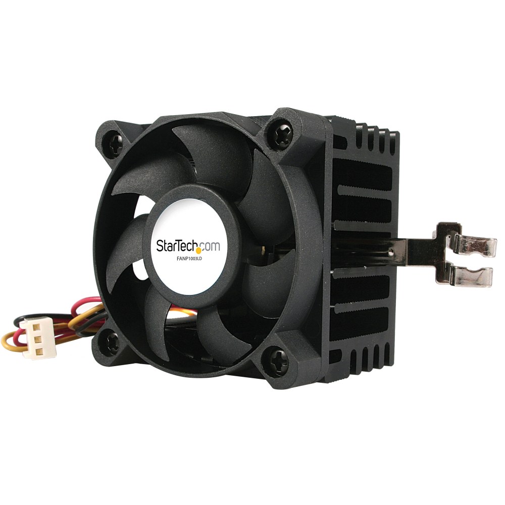 StarTech.com 50x50x41mm Socket 7/370 CPU Cooler Fan w/ Heatsink and TX3 and LP4 - Replace or upgrade a Socket 7 or 370 CPU heatsink fan assembly (Min Order Qty 6) MPN:FANP1003LD