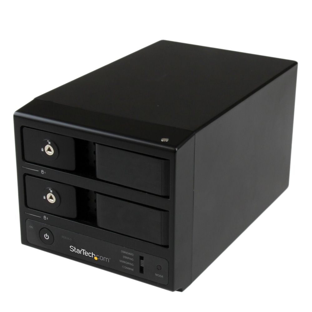 StarTech.com USB 3.0/eSATA Dual 3.5in SATA HDD Tray-Less Enclosure MPN:S352BU33RER