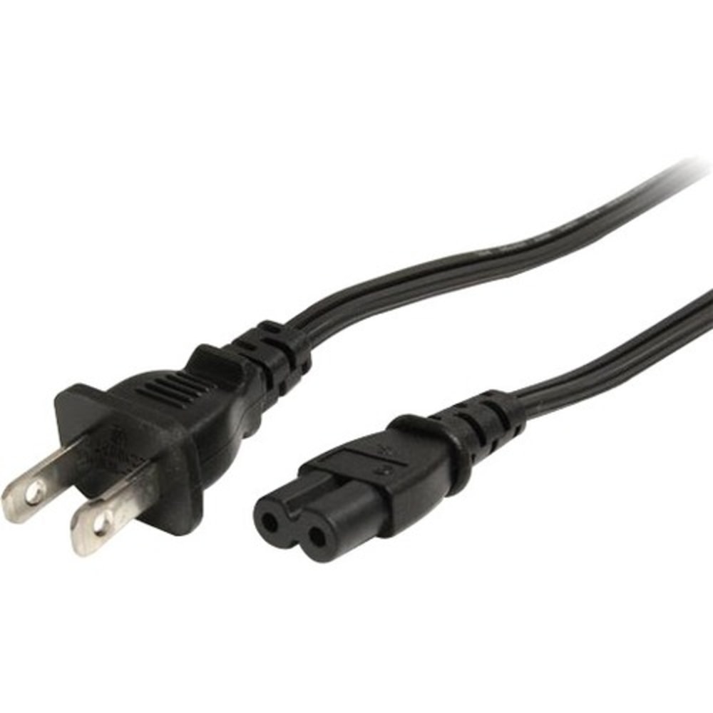 StarTech.com 10ft (3m) Laptop Power Cord, NEMA 1-15P to C7, 10A 125V, 18AWG, Laptop Replacement Power Cord, Power Brick Cable (Min Order Qty 6) MPN:PXT101NB10