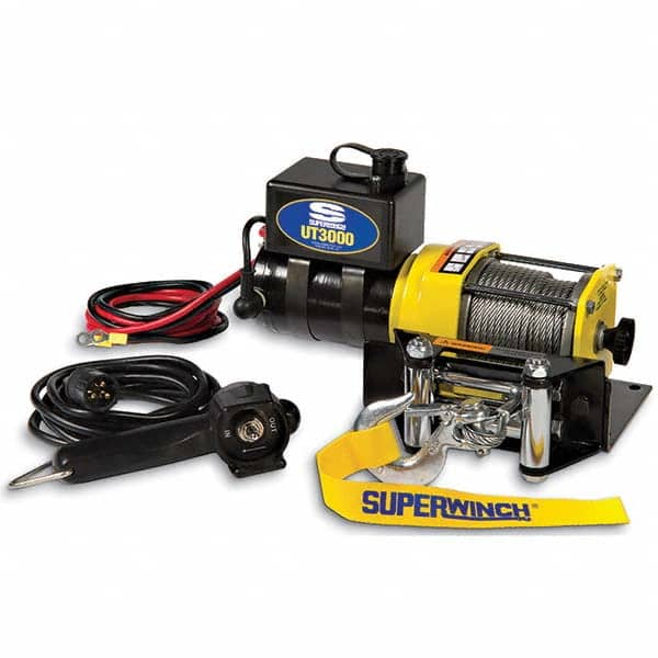 Automotive Winches, Winch Type: Wire Rope , Winch Gear Type: Planetary , Winch Gear Ratio: 153:01:00 , Pull Capacity: 3000 , Cable Length: 40  MPN:1331200