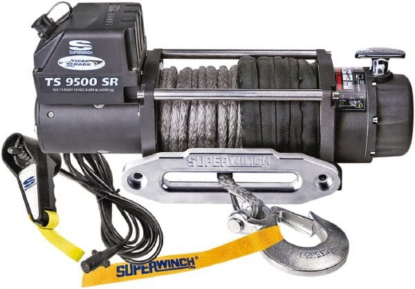 9,500 Lb Capacity, 80' Cable Length, Automotive Heavy-Duty Recovery Winch MPN:1595201