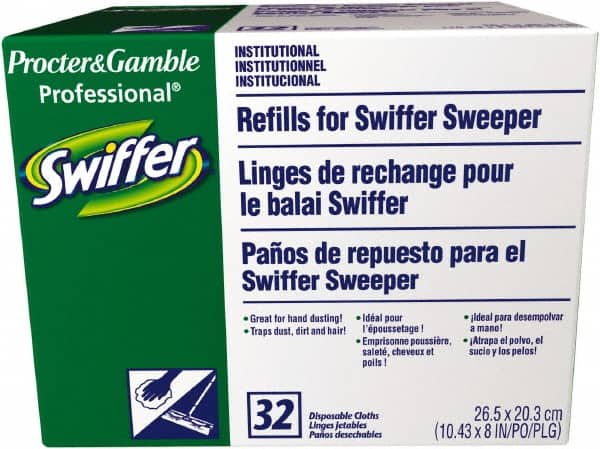Swiffer Professional Dry Cloth Sweeping Pad Refills, 32 Count, 6/Case MPN:PGC33407CT