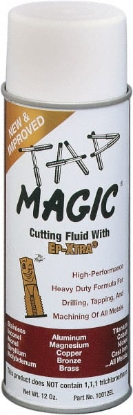 Cutting & Tapping Fluid: 12 oz Aerosol Can MPN:10012EL