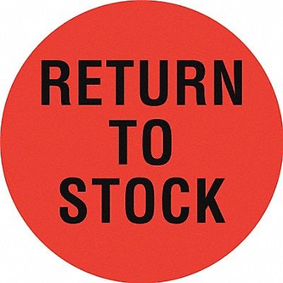 D6077 Inventory Control Label Red PK1000 MPN:16U941