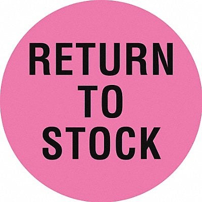 D6077 Inventory Control Label Pink PK1000 MPN:16U944