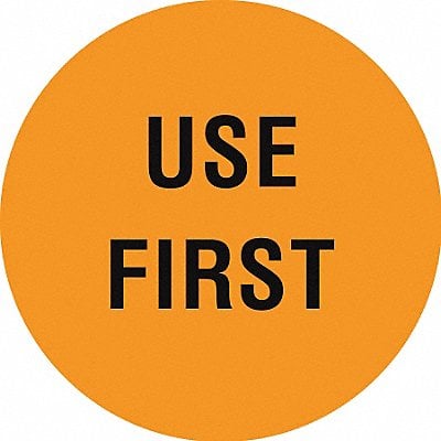 D6073 Inventory Control Label Orange PK1000 MPN:16U947