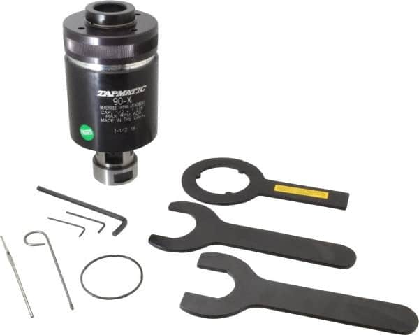 Model 90X, 1/2 Inch Min Tap Capacity, 1-1/8 Inch Max Mild Steel Tap Capacity, 1-1/2 - 18 Mount Tapping Head MPN:10915