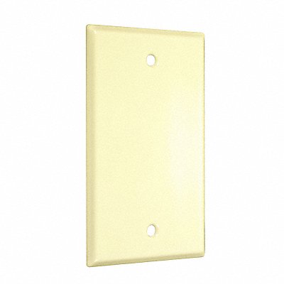 Stndrd Wallplate 1-Gang Blank Ivry Smth MPN:WI-B