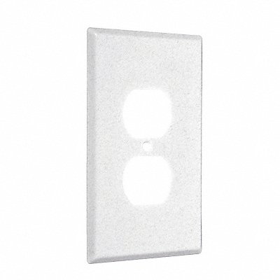 Jumbo Wallplate 1-Gng Duplex Wt Textured MPN:WJTW-D