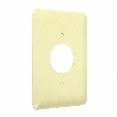 Maxi Wallplate Rcptcle 1.40 Hole Ivory MPN:WMTI-SR2