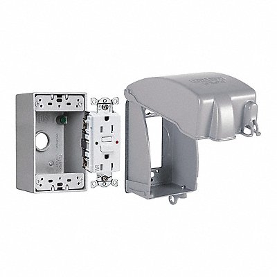 While-In-Use Cvr Kit 3-1/2 Metal Gray MPN:MKG4280SS