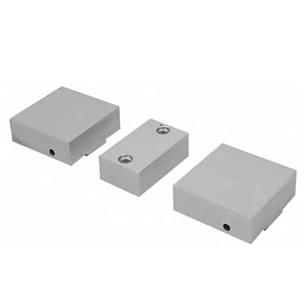 Vise Jaw Sets, Jaw Width (mm): 101.6, Jaw Width (Inch): 4, Set Type: Component Kit, Material: Aluminum, Vise Compatibility: 4
