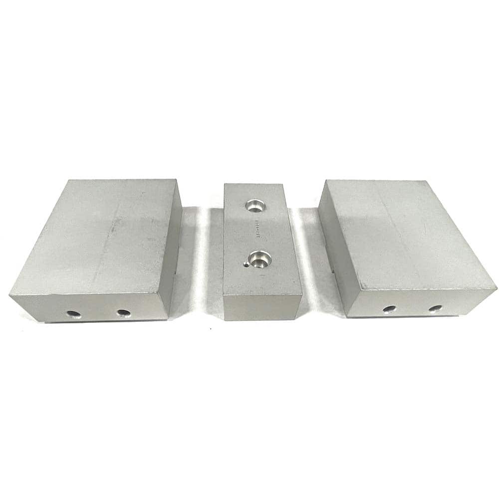 Vise Jaw Sets, Jaw Width (mm): 203.2, Jaw Width (Inch): 8, Set Type: Component Kit, Material: Aluminum, Vise Compatibility: 6