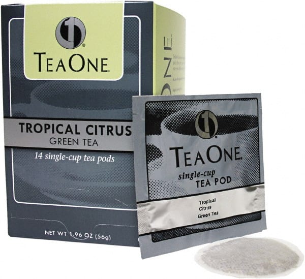 Pack of (14), Tea Pods, Tropical Citrus Green MPN:JAV20700