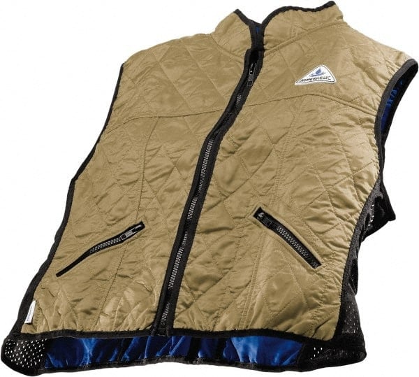 Size M, Khaki Cooling Vest MPN:6530F-KH-M