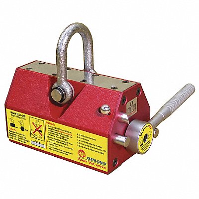 Lifting Magnet 660 lb Flat 300 lb Round MPN:ELM-300
